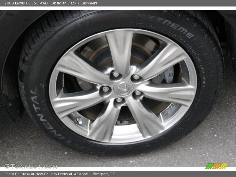 Obsidian Black / Cashmere 2008 Lexus GS 350 AWD