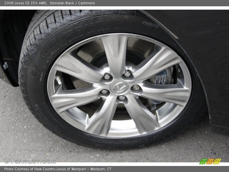Obsidian Black / Cashmere 2008 Lexus GS 350 AWD