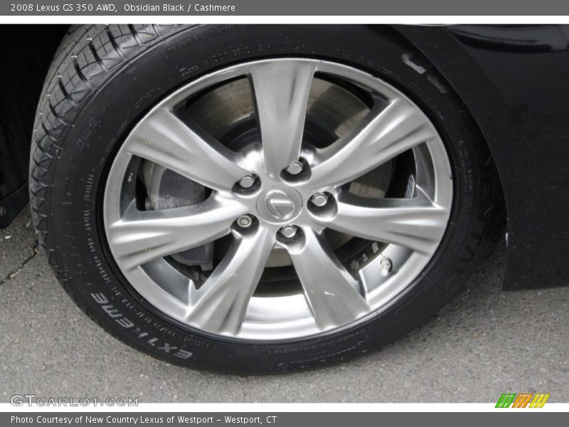 Obsidian Black / Cashmere 2008 Lexus GS 350 AWD