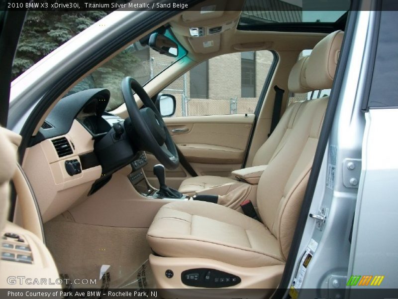 Titanium Silver Metallic / Sand Beige 2010 BMW X3 xDrive30i
