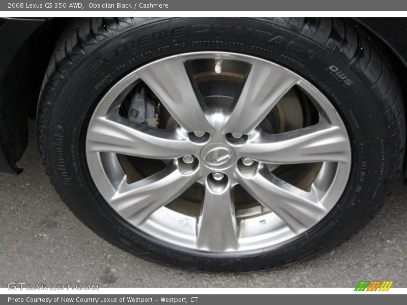 Obsidian Black / Cashmere 2008 Lexus GS 350 AWD