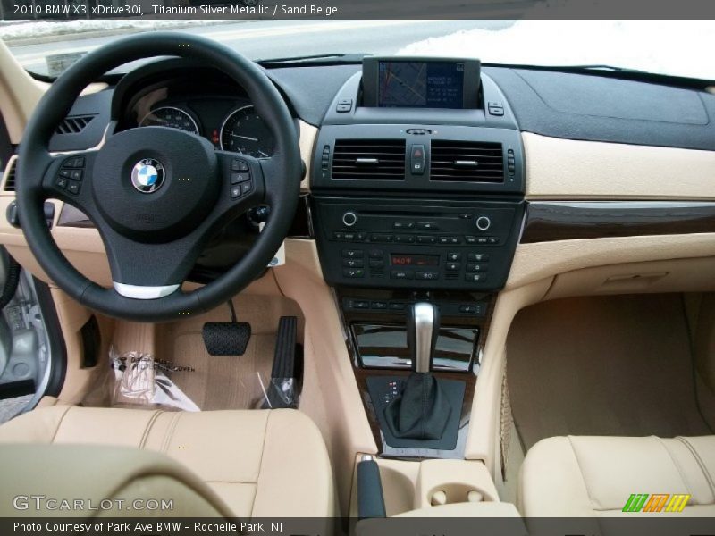Titanium Silver Metallic / Sand Beige 2010 BMW X3 xDrive30i