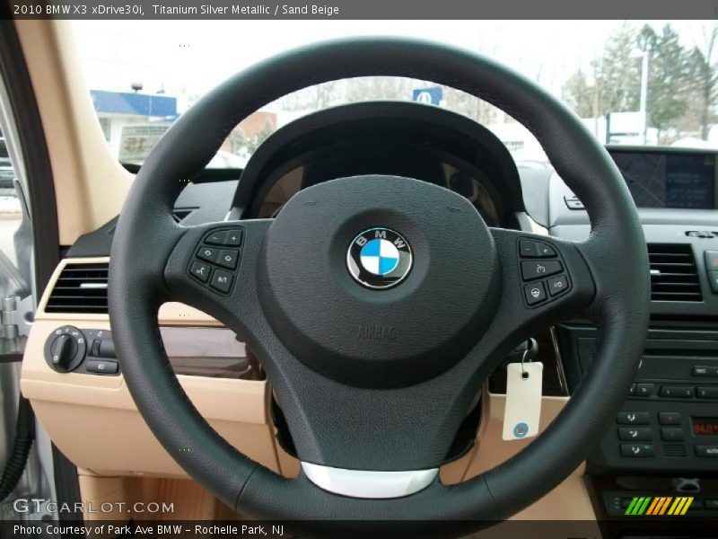 Titanium Silver Metallic / Sand Beige 2010 BMW X3 xDrive30i