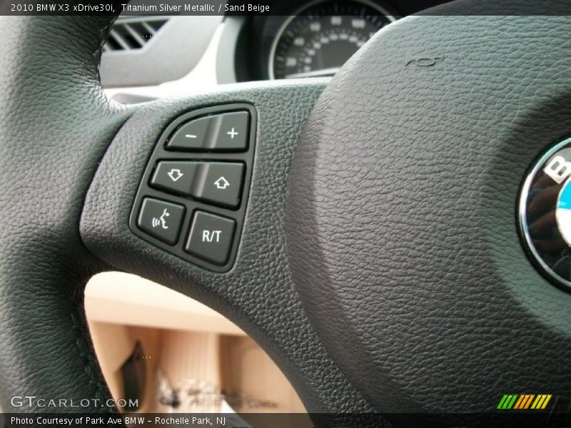 Titanium Silver Metallic / Sand Beige 2010 BMW X3 xDrive30i