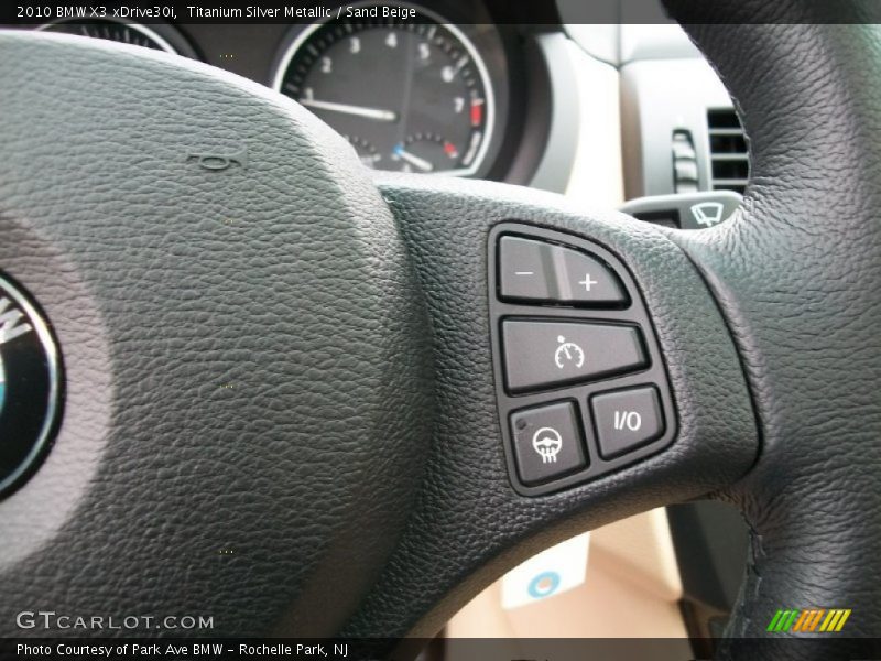 Titanium Silver Metallic / Sand Beige 2010 BMW X3 xDrive30i