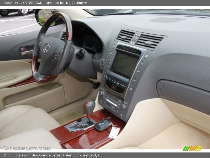 Obsidian Black / Cashmere 2008 Lexus GS 350 AWD