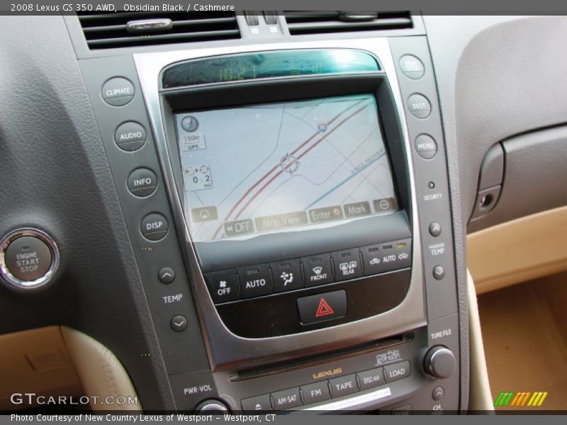 Obsidian Black / Cashmere 2008 Lexus GS 350 AWD