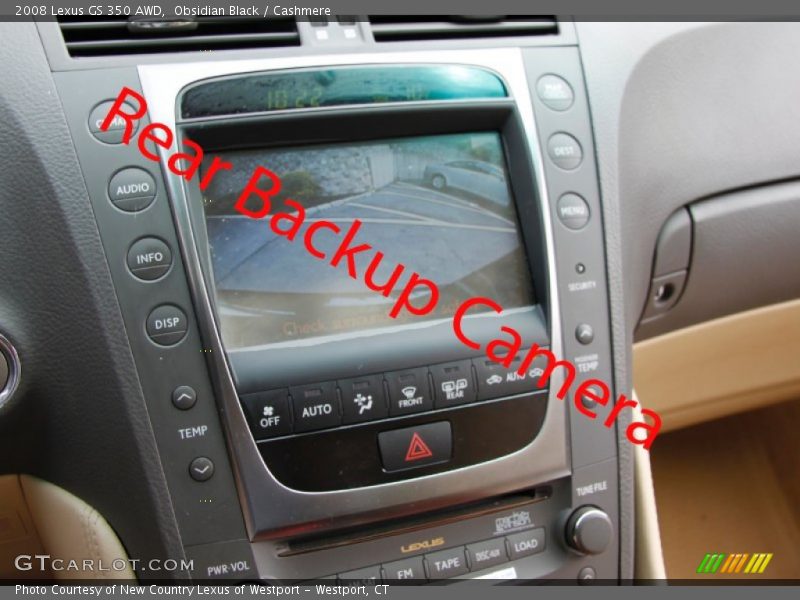 Obsidian Black / Cashmere 2008 Lexus GS 350 AWD