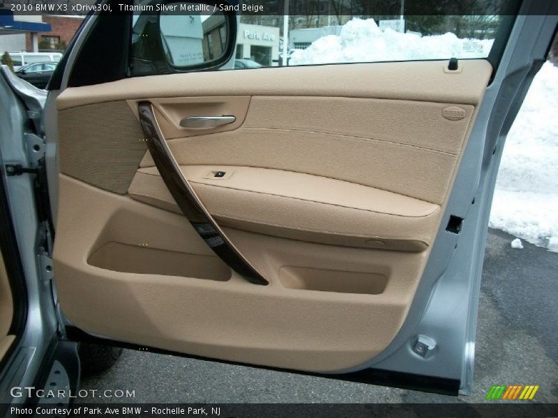 Titanium Silver Metallic / Sand Beige 2010 BMW X3 xDrive30i