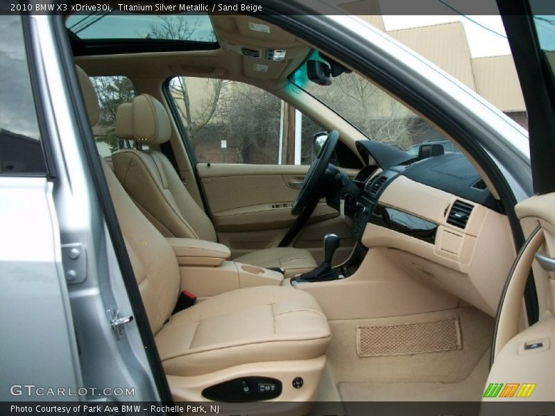 Titanium Silver Metallic / Sand Beige 2010 BMW X3 xDrive30i