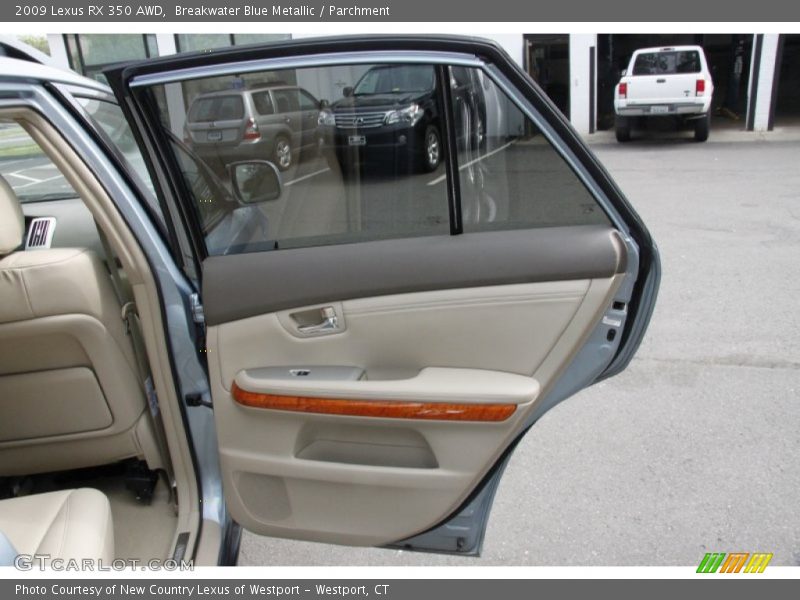 Breakwater Blue Metallic / Parchment 2009 Lexus RX 350 AWD