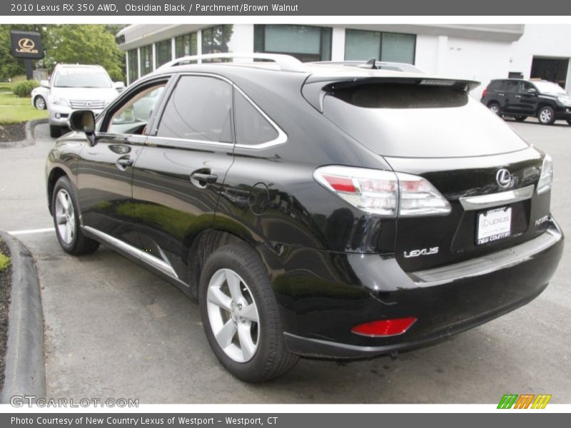 Obsidian Black / Parchment/Brown Walnut 2010 Lexus RX 350 AWD