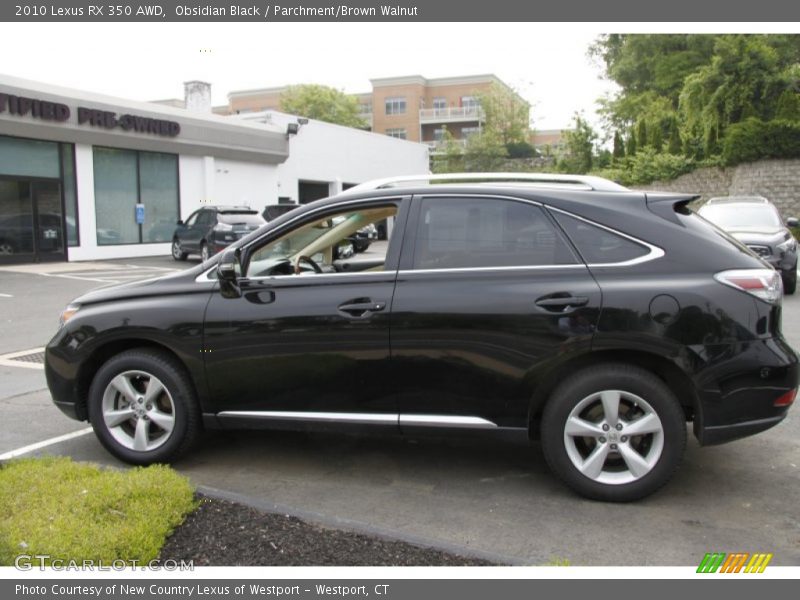 Obsidian Black / Parchment/Brown Walnut 2010 Lexus RX 350 AWD