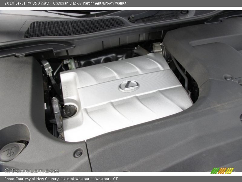 Obsidian Black / Parchment/Brown Walnut 2010 Lexus RX 350 AWD