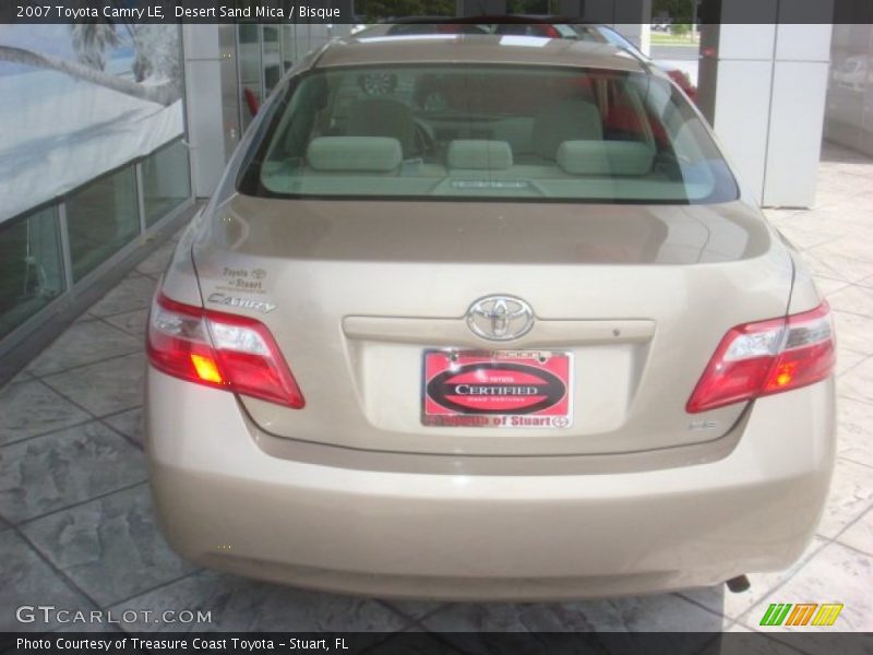Desert Sand Mica / Bisque 2007 Toyota Camry LE