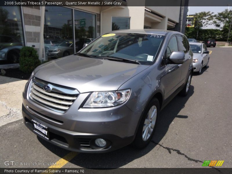 Quartz Silver Metallic / Slate Gray 2008 Subaru Tribeca 5 Passenger