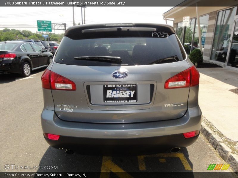 Quartz Silver Metallic / Slate Gray 2008 Subaru Tribeca 5 Passenger