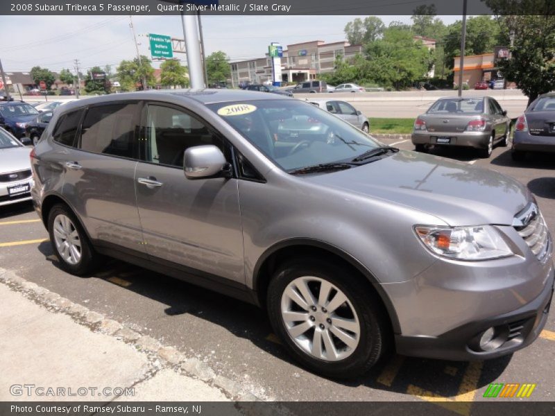 Quartz Silver Metallic / Slate Gray 2008 Subaru Tribeca 5 Passenger