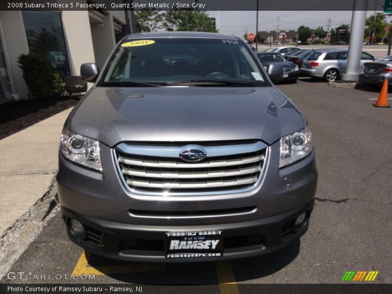 Quartz Silver Metallic / Slate Gray 2008 Subaru Tribeca 5 Passenger