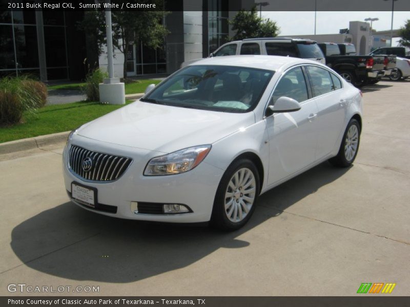 Summit White / Cashmere 2011 Buick Regal CXL