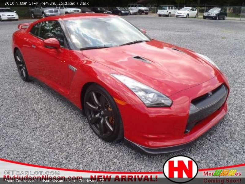 Solid Red / Black 2010 Nissan GT-R Premium