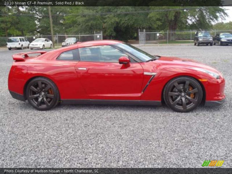 Solid Red / Black 2010 Nissan GT-R Premium