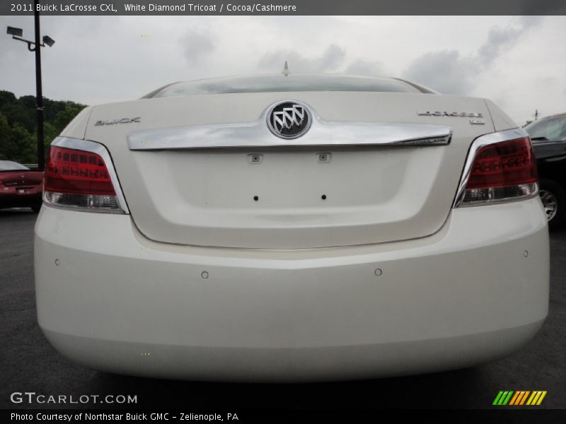 White Diamond Tricoat / Cocoa/Cashmere 2011 Buick LaCrosse CXL