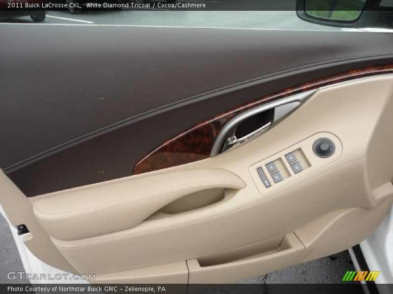 White Diamond Tricoat / Cocoa/Cashmere 2011 Buick LaCrosse CXL
