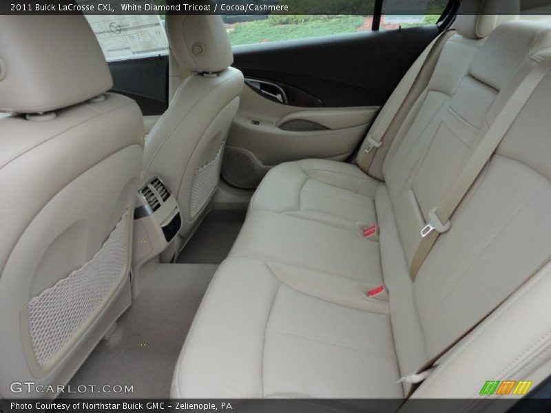 White Diamond Tricoat / Cocoa/Cashmere 2011 Buick LaCrosse CXL