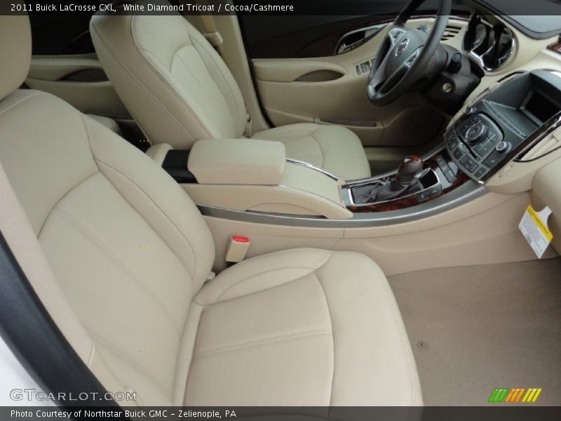 White Diamond Tricoat / Cocoa/Cashmere 2011 Buick LaCrosse CXL