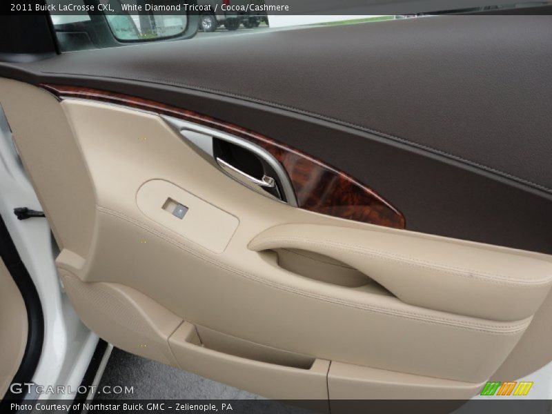 White Diamond Tricoat / Cocoa/Cashmere 2011 Buick LaCrosse CXL