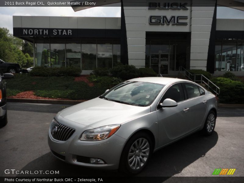 Quicksilver Metallic / Ebony 2011 Buick Regal CXL