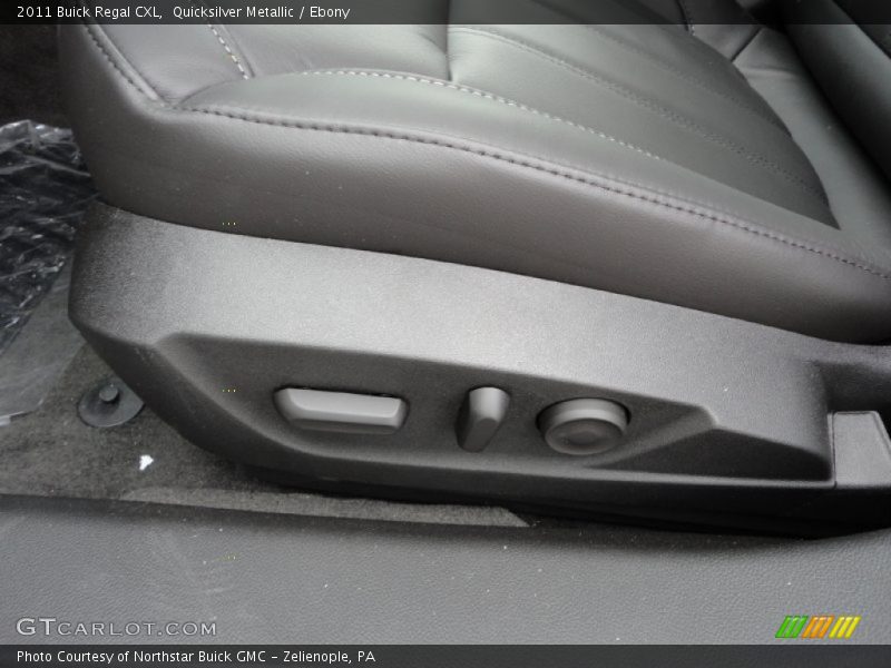 Quicksilver Metallic / Ebony 2011 Buick Regal CXL