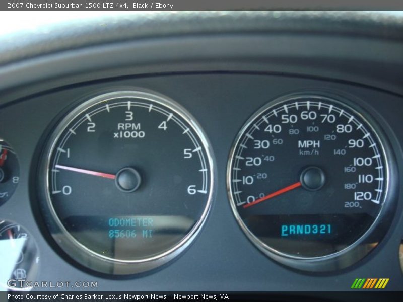 Black / Ebony 2007 Chevrolet Suburban 1500 LTZ 4x4
