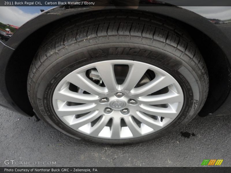 Carbon Black Metallic / Ebony 2011 Buick Regal CXL