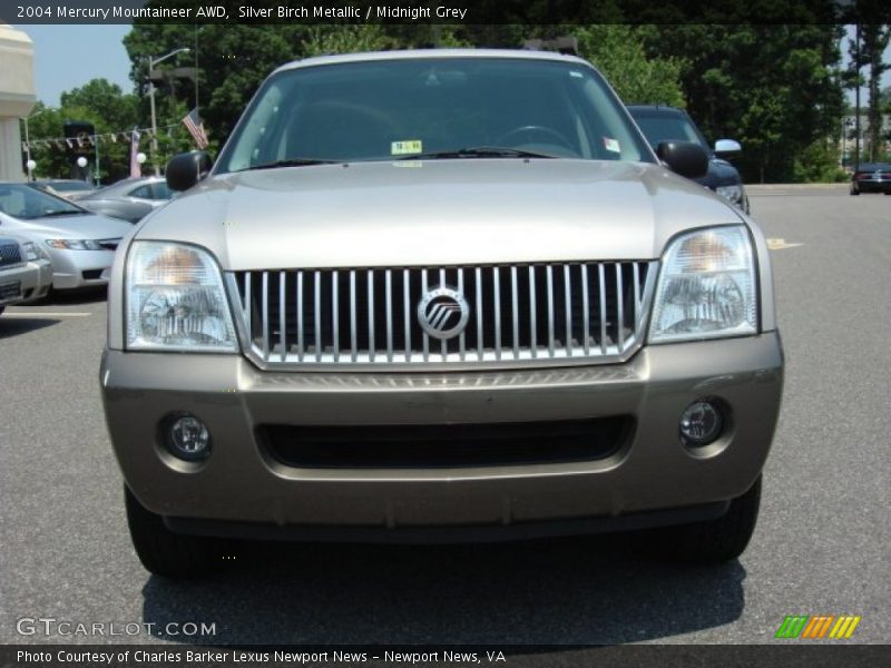 Silver Birch Metallic / Midnight Grey 2004 Mercury Mountaineer AWD