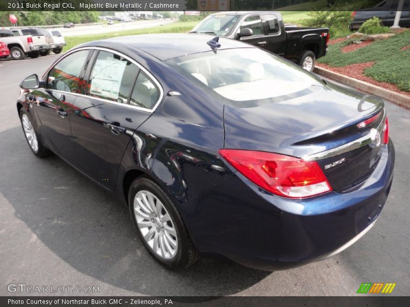 Majestic Blue Metallic / Cashmere 2011 Buick Regal CXL