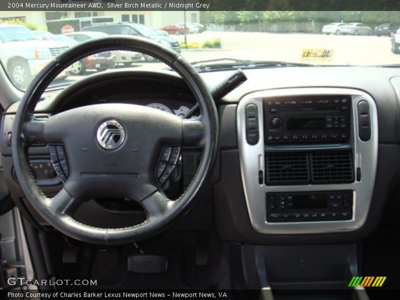 Silver Birch Metallic / Midnight Grey 2004 Mercury Mountaineer AWD