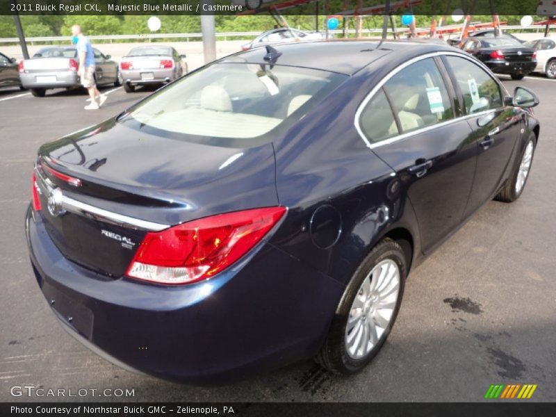 Majestic Blue Metallic / Cashmere 2011 Buick Regal CXL