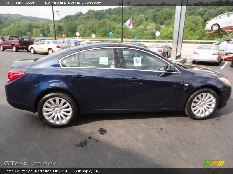 Majestic Blue Metallic / Cashmere 2011 Buick Regal CXL