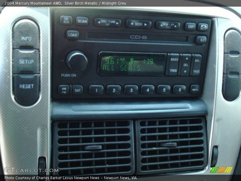 Silver Birch Metallic / Midnight Grey 2004 Mercury Mountaineer AWD