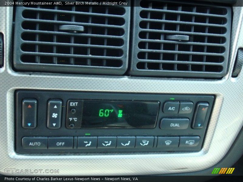 Silver Birch Metallic / Midnight Grey 2004 Mercury Mountaineer AWD