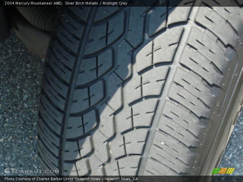Silver Birch Metallic / Midnight Grey 2004 Mercury Mountaineer AWD