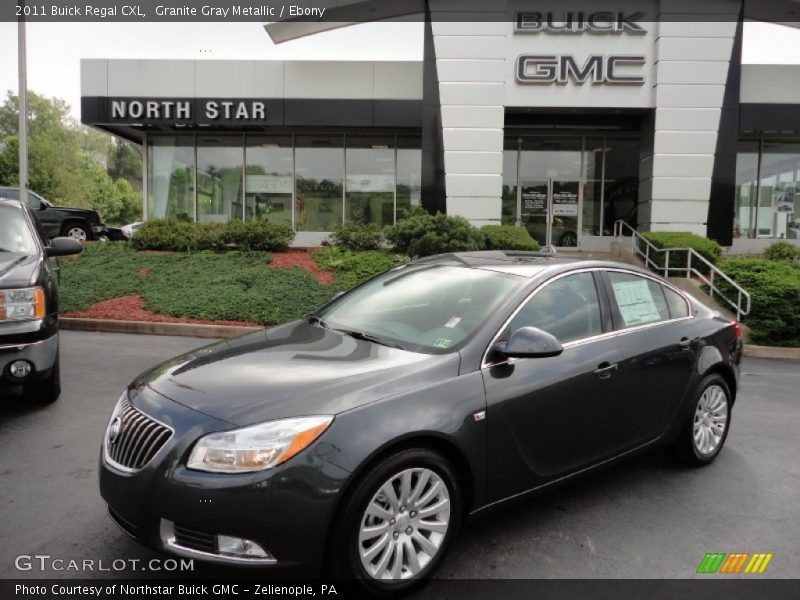 Granite Gray Metallic / Ebony 2011 Buick Regal CXL