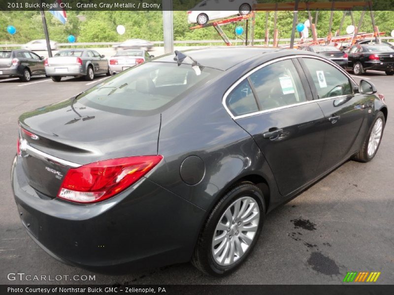 Granite Gray Metallic / Ebony 2011 Buick Regal CXL