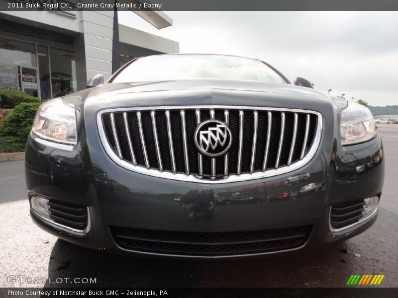 Granite Gray Metallic / Ebony 2011 Buick Regal CXL
