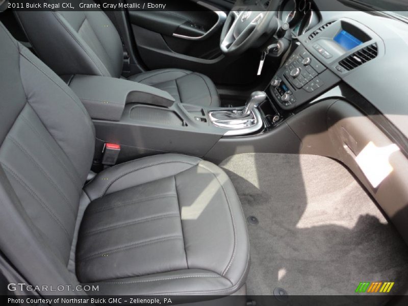 Granite Gray Metallic / Ebony 2011 Buick Regal CXL