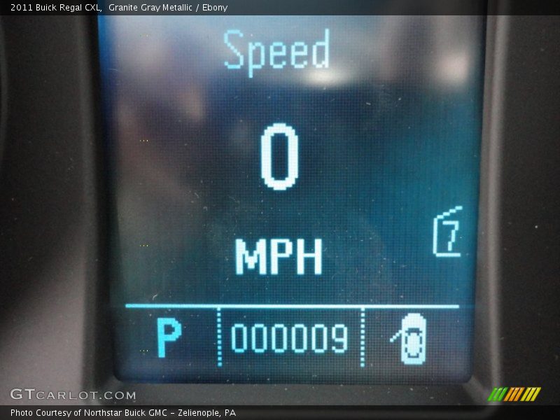 Granite Gray Metallic / Ebony 2011 Buick Regal CXL