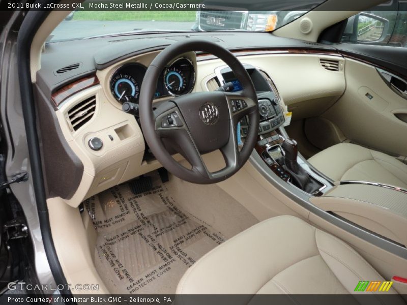 Mocha Steel Metallic / Cocoa/Cashmere 2011 Buick LaCrosse CXL