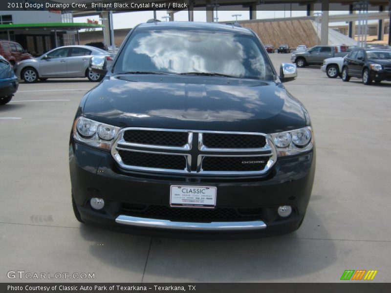 Brilliant Black Crystal Pearl / Black 2011 Dodge Durango Crew